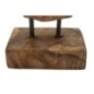 Objet décoratif en bois marron 20x11x34 cm - Pièce unique