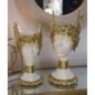 Escultura Atenea de resina blanca 15x14,5x32 cm