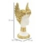 Escultura Atenea de resina blanca 15x14,5x32 cm