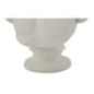 Busto masculino em resina branca, 18,2 x 12,8 x 25 cm