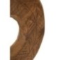 Círculo com base em teca castanha, 28 x 10 x 38 cm - Peça única Círculo com base em teca castanha, 28 x 10 x 38 cm - Peça única