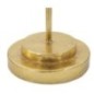 Sfera decorativa su base in metallo dorato 19,5x40,5 cm