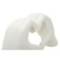 Escultura en forma de corazón de resina blanca 25x7,5x13,5 cm