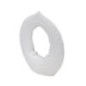 Stoviglie da meditazione in ceramica bianca 22x6x24 cm