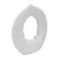 Stoviglie da meditazione in ceramica bianca 22x6x24 cm