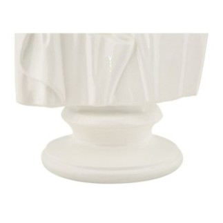 Busto di saggio in resina bianca 12,9x12,5x25 cm