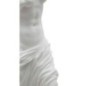 Estatuilla de mujer en resina blanca 14x12x49 cm