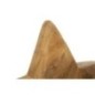Stella su base di legno marrone 28x12x42 cm - Pezzo unico
