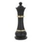 Pièce d'échec "Reine" en polyrésine noire 9x25,5 cm Pièce d'échec "Reine" en polyrésine noire 9x25,5 cm