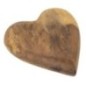 Coeur décoratif en bois de teck marron 16x14x4,5 cm Coeur décoratif en bois de teck marron 16x14x4,5 cm