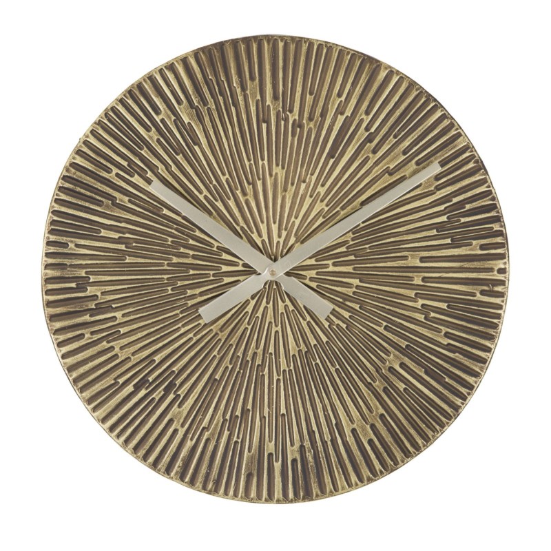 Horloge ronde en métal bronze 50x3,5 cm Horloge ronde en métal bronze 50x3,5 cm
