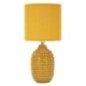Candeeiro de cerâmica amarelo, 15 x 30,5 cm Candeeiro de cerâmica amarelo, 15 x 30,5 cm