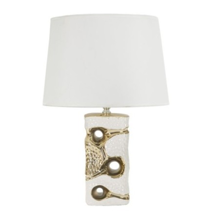 Lampe de table en céramique doré 30x43,5 cm