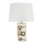 Lampe de table en céramique doré 30x43,5 cm Lampe de table en céramique doré 30x43,5 cm