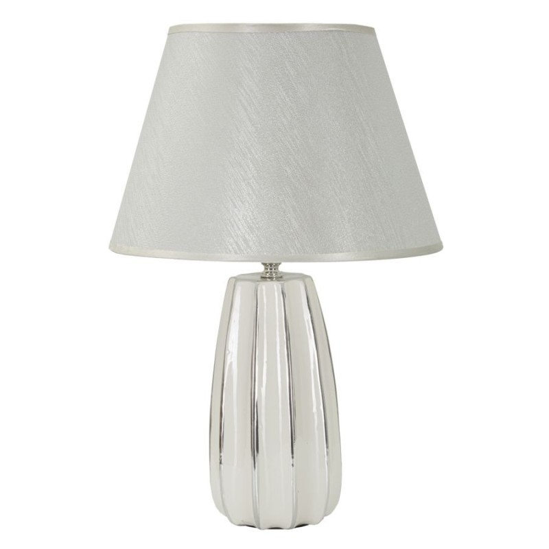 Lampe de table en céramique blanche 30x45 cm Lampe de table en céramique blanche 30x45 cm