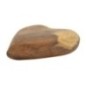 Coeur décoratif en bois de teck marron 16x14x4,5 cm Coeur décoratif en bois de teck marron 16x14x4,5 cm