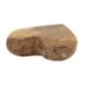 Coeur décoratif en bois de teck marron 16x14x4,5 cm Coeur décoratif en bois de teck marron 16x14x4,5 cm