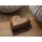 Coeur décoratif en bois de teck marron 16x14x4,5 cm Coeur décoratif en bois de teck marron 16x14x4,5 cm