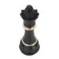 Pièce d'échec "Reine" en polyrésine noire 9x25,5 cm Pièce d'échec "Reine" en polyrésine noire 9x25,5 cm