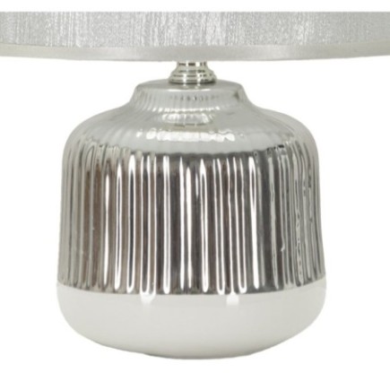 Lampe de table en céramique blanche 20x29 cm