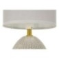 Lampe avec abat-jour en céramique grise 15x30,5 cm Lampe avec abat-jour en céramique grise 15x30,5 cm