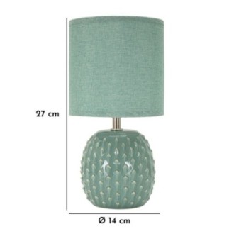 BADSIDE LAMP PONTUS TURQUOISE CM Ø 14X27
