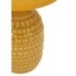 Candeeiro de cerâmica amarelo, 15 x 30,5 cm Candeeiro de cerâmica amarelo, 15 x 30,5 cm