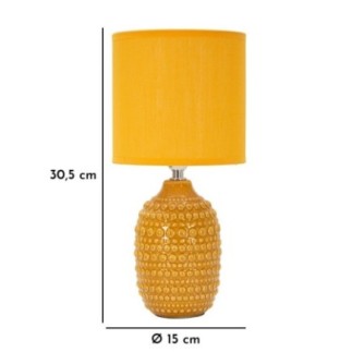 BADSIDE LAMP POINTS MUSTARD CM Ø 15X 30,5