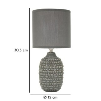BADSIDE LAMP POINTS GREY CM Ø 15X30,5