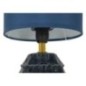 Lampe avec abat-jour en céramique bleu 15x30,5 cm