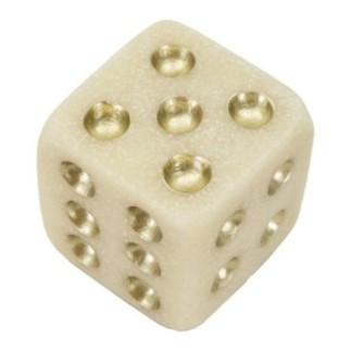 Decoração em poliresina dourada, 8x8x8 cm