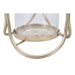 CANDLE HOLDER GLOX DARK CM Ø 16X21,5