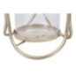 Porta-velas em metal dourado, 16 x 21,5 cm Porta-velas em metal dourado, 16 x 21,5 cm