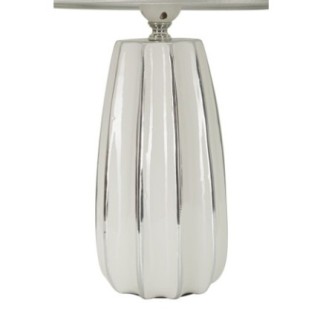 Lampe de table en céramique blanche 30x45 cm