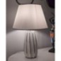 Lampe de table en céramique blanche 30x45 cm Lampe de table en céramique blanche 30x45 cm