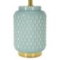 TABLE LAMP SQUARE TURQUOISE CM Ø 28X44
