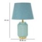 TABLE LAMP SQUARE TURQUOISE CM Ø 28X44