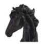 Peça de xadrez «Cavalo» em poliresina preta, 14 x 11 x 27 cm Peça de xadrez «Cavalo» em poliresina preta, 14 x 11 x 27 cm