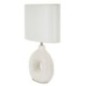 Lampe de table en céramique blanche 28,5x15x43 cm