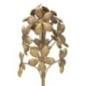 Bougeoir haut en métal doré 17X93 cm Bougeoir haut en métal doré 17X93 cm