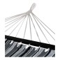 Hamac en polyester noir 200x120 cm Hamac en polyester noir 200x120 cm