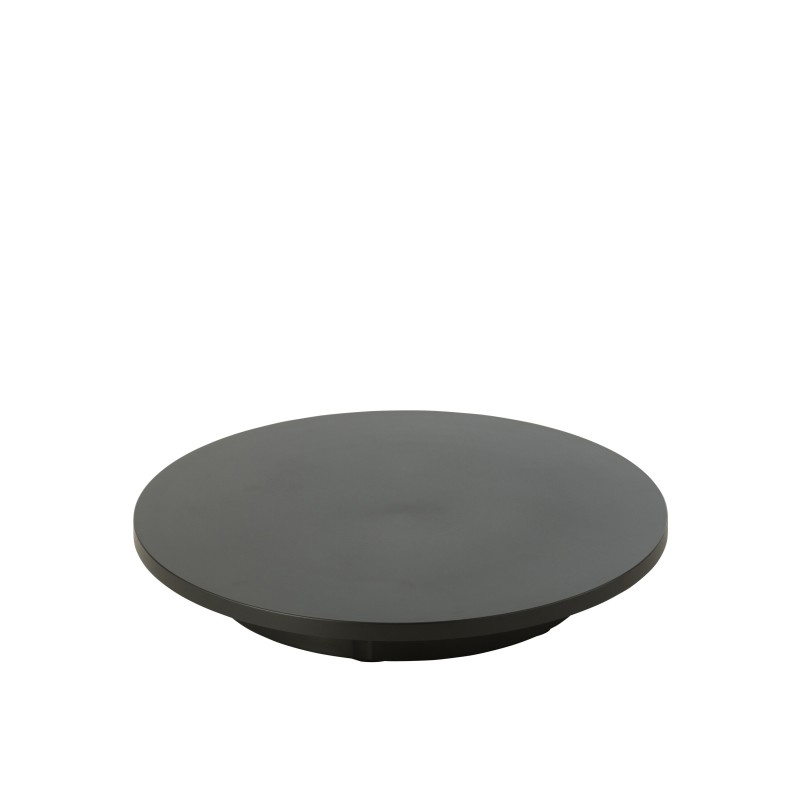 Plateau tournant 100kg en plastique noir 42x42x7 cm Plateau tournant 100kg en plastique noir 42x42x7 cm