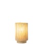 Lampada a led in metallo beige 10.5x10.5x16 cm Lampada a led in metallo beige 10.5x10.5x16 cm