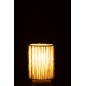Lampada a led in metallo beige 10.5x10.5x16 cm Lampada a led in metallo beige 10.5x10.5x16 cm