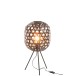 Lampe trépied en bois noir 29x29x59.5 cm Lampe trépied en bois noir 29x29x59.5 cm