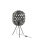 Lampe trépied en bois noir 29x29x59.5 cm Lampe trépied en bois noir 29x29x59.5 cm