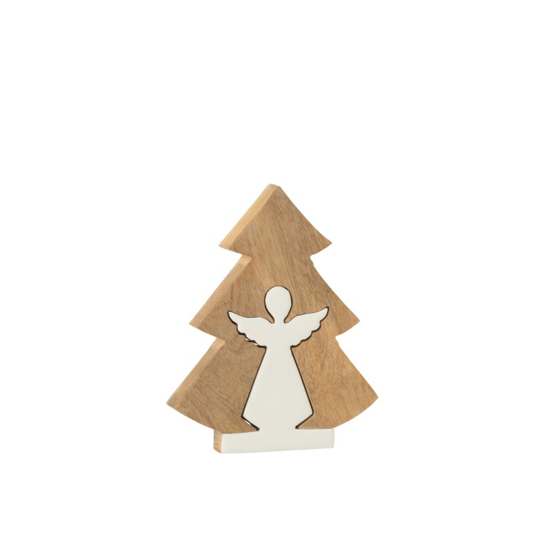 Anjo em madeira de manga 16,5 x 2,5 x 20 cm Anjo em madeira de manga 16,5 x 2,5 x 20 cm