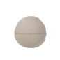 Cuscino rotondo in pelle grigia 45x45x8 cm Cuscino rotondo in pelle grigia 45x45x8 cm