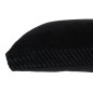 Cuscino quadrato in pelle nera 45x45x7 cm Cuscino quadrato in pelle nera 45x45x7 cm