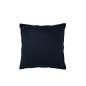 Coussin carré en cuir bleu 45x45x8 cm Coussin carré en cuir bleu 45x45x8 cm